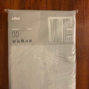 light grey linen ikea Aina curtain panel